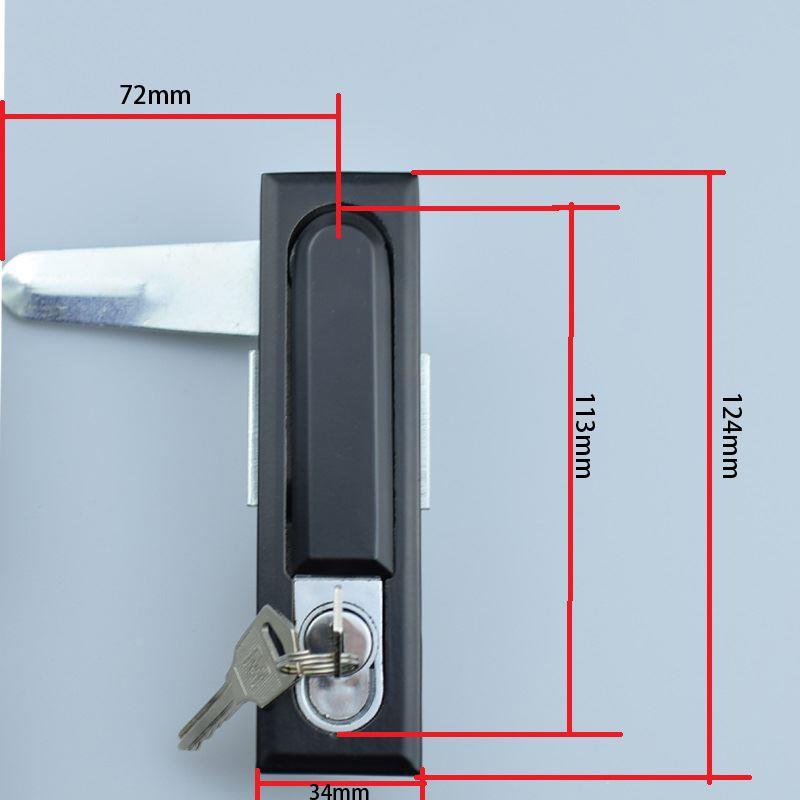 海坦锁具MS618配电气箱门锁490开关控制机柜平面高低压铝合金