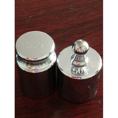 M2级镀铬l连体砝码  校正砝码1g2g5g10g20g50g100g200g500g1kg2kg