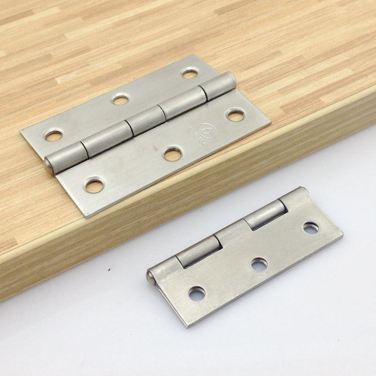 AAA牌正宗304不锈钢合页衣橱柜合页橱柜门铰链加厚3.5寸合页90mm