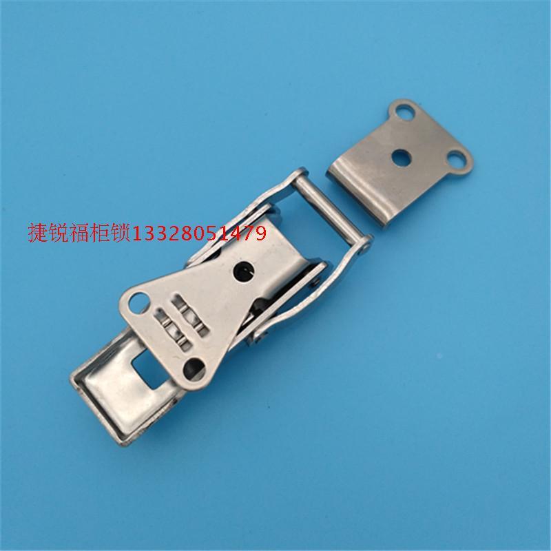 不锈钢304捷锐福实拍冷藏柜门钩DK605汽车厢搭扣明装式包邮生久同