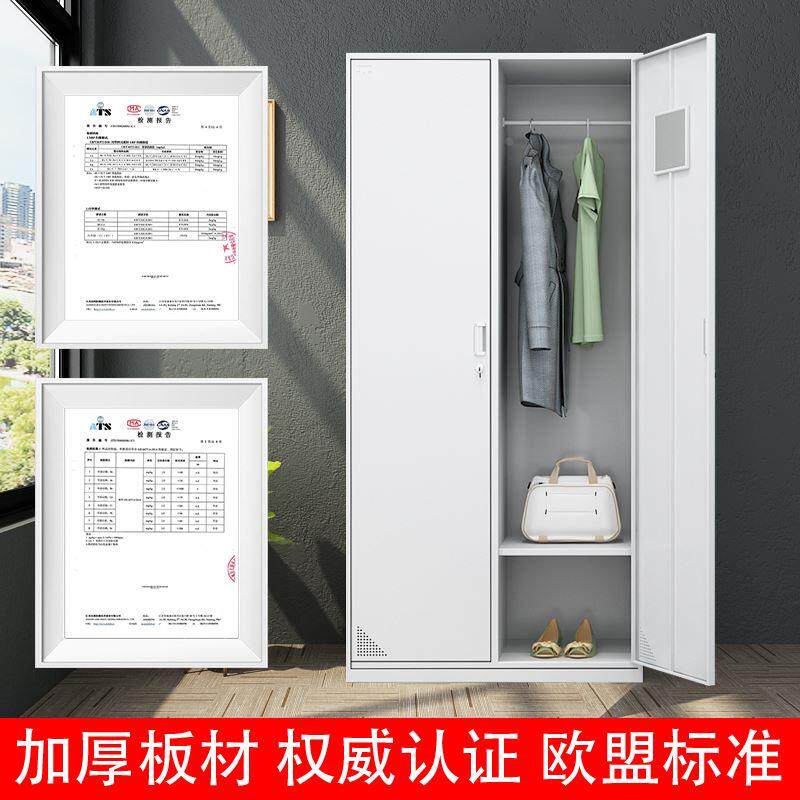 钢制更衣柜铁皮文件柜员工宿舍多门带锁储物柜健身房存包柜鞋碗柜
