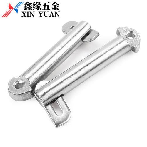 304不锈钢肘节栓舌销GB3473-83船用b型带舌插销船用销M8M10M12M14
