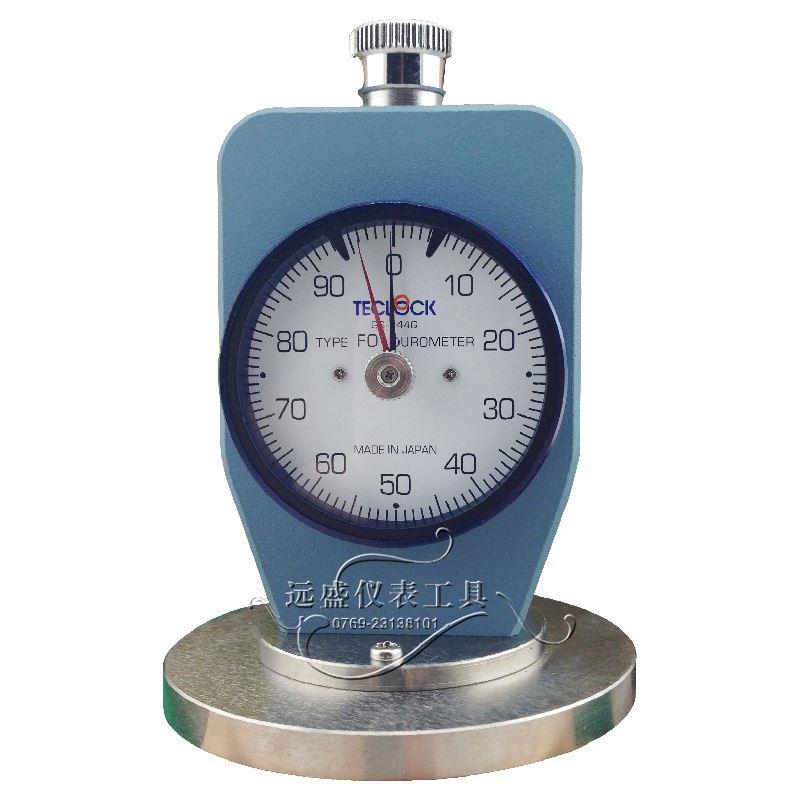日本TECLOCK GS-744g指针发泡橡胶硬度计 软橡胶测试硬度计