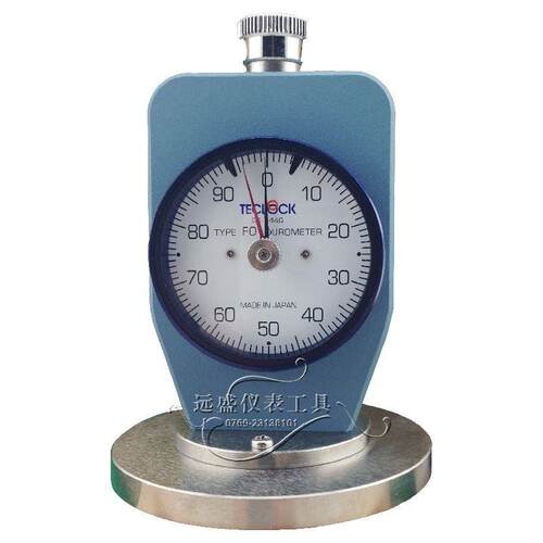 日本TECLOCK GS-744g指针发泡橡胶硬度计 软橡胶测试硬度计