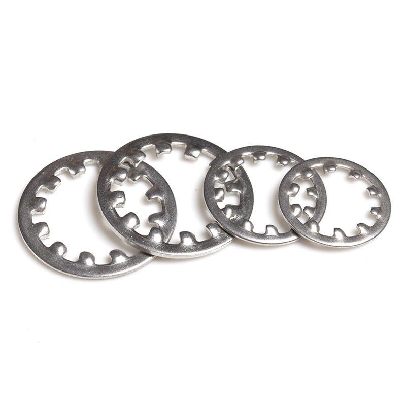 304不锈钢锁紧垫圈内齿防滑止动防松垫片M3M4M5M6M8M10M12M14-M20