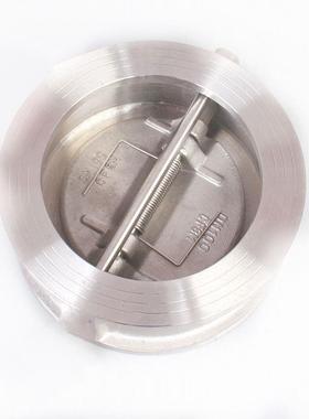 H76W-16RL对夹止回阀 316双瓣对夹止回阀 316不锈钢对夹止回阀