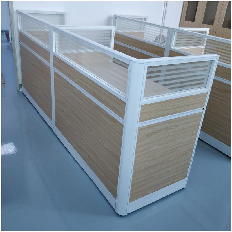 深圳罗氏家俱屏风隔断卡座转角台时尚办公桌 现代简约屏风桌卡位