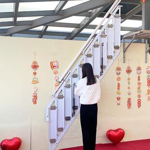 公寓加厚伸收缩楼梯定制 靠墙折叠楼梯家用阁楼侧面贴墙梯室内复式