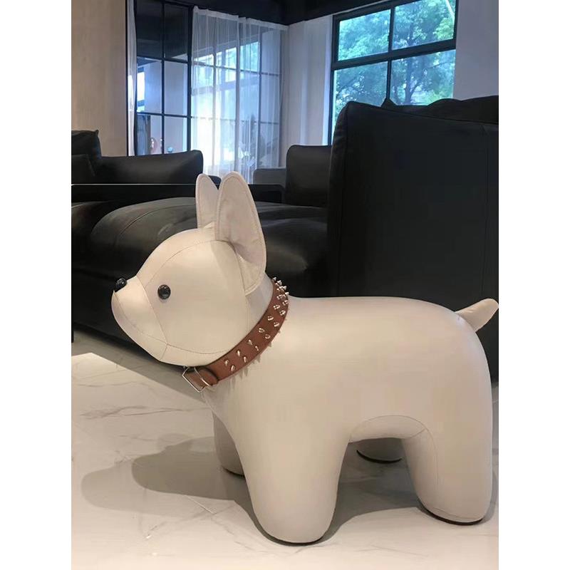 动物造型凳子家用儿童创意坐凳门口矮凳换鞋凳小凳子法斗北极熊凳