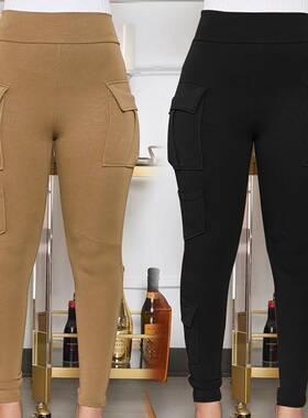 2025women clothesL1563现货春秋欧美女士高腰修身时尚休闲运动裤