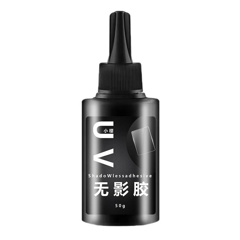 热销UV无影胶玻璃亚克力胶水透明鱼缸胶水钢化茶几桌腿粘接胶定制