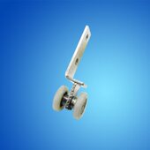 热销吊轮移门推拉门吊滑轮轨道厨房卫生间木门厨房门挂画配件侧面