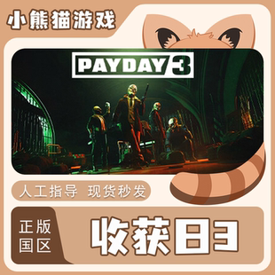 Steam 正版国区 收获日3 PAYDAY3 国区 CDKEY 现货秒发 入库 PC端