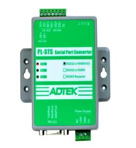 台湾铨盛ADTEK串列阜信号转换器/RS-232转RS485中继放大器PL-STS