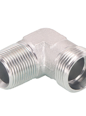 高压油管弯头1CT9卡套直角90度轻型重型1DT9公制H型24度内锥卡套