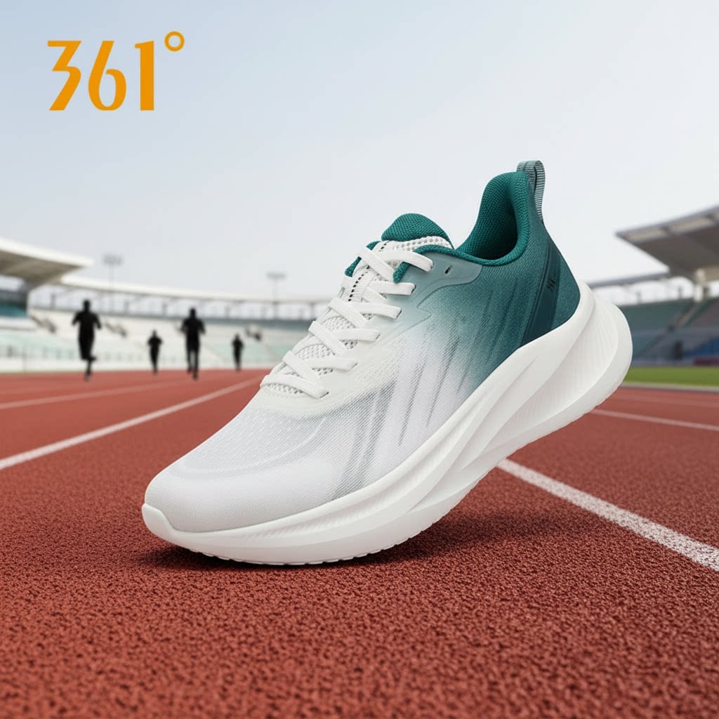 361男鞋运动鞋春秋季新款超轻质慢跑网面透气软底防滑防臭跑步鞋