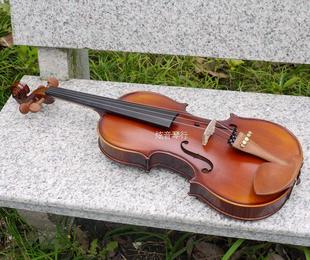 急速发货实木手工小提琴 哑光花纹 初学者成人儿童练习小提琴经典