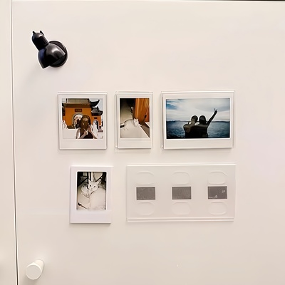 拍立得相框冰箱贴磁吸亚克力3寸mini来SQ宽幅wide5寸6寸照片