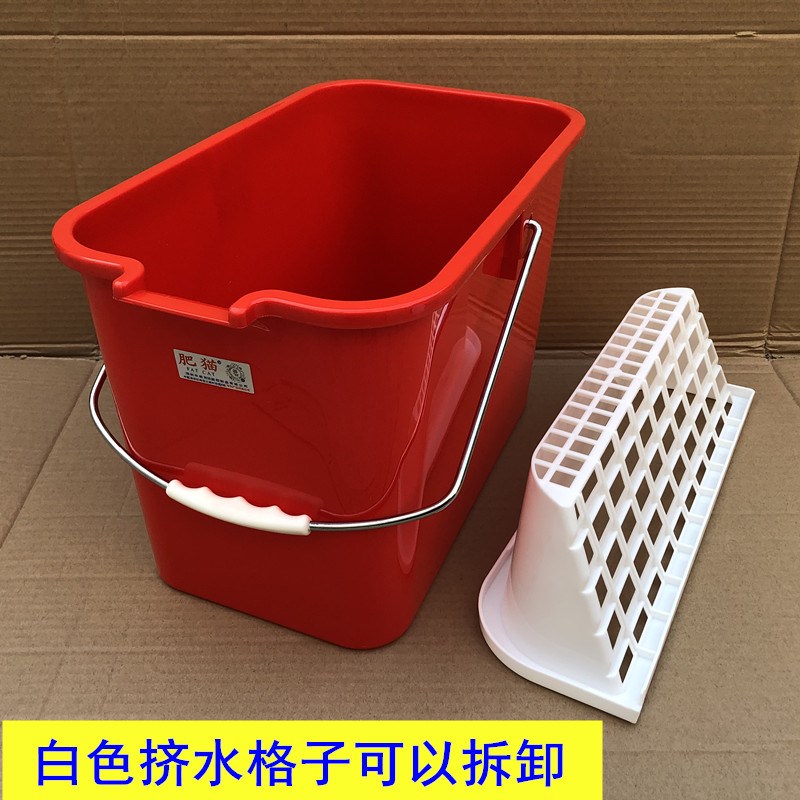 加厚长方形拖把桶洗海绵拖布手压挤水拧干清洁水桶T家用塑料地拖