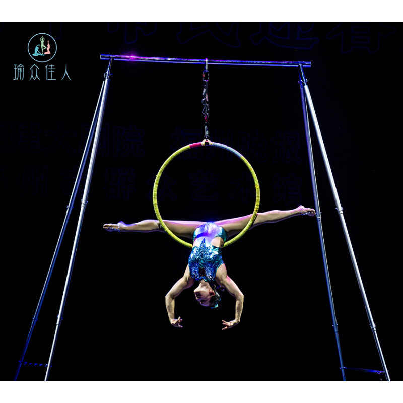 高空杂技道具夜店酒吧威亚吊环舞蹈表演专业魔方渔网吊床空中绸