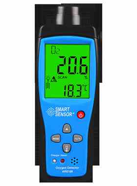 希玛AR8100氧气检测仪 便携式工业用O2氧气浓度含量测试仪报警器