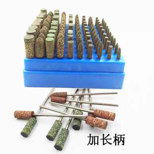 科盈芝麻打磨头毛刺抛光气动电磨机金属磨具圆柱金刚石弹性海绵轮