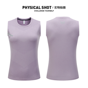 健身训练服上衣 女士跑步背心篮球运动速干T恤坎肩马拉松田径套装