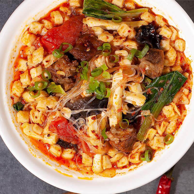 正宗陕西特产刘一泡牛羊肉泡馍升级加量装400g*3袋装方便美食小吃