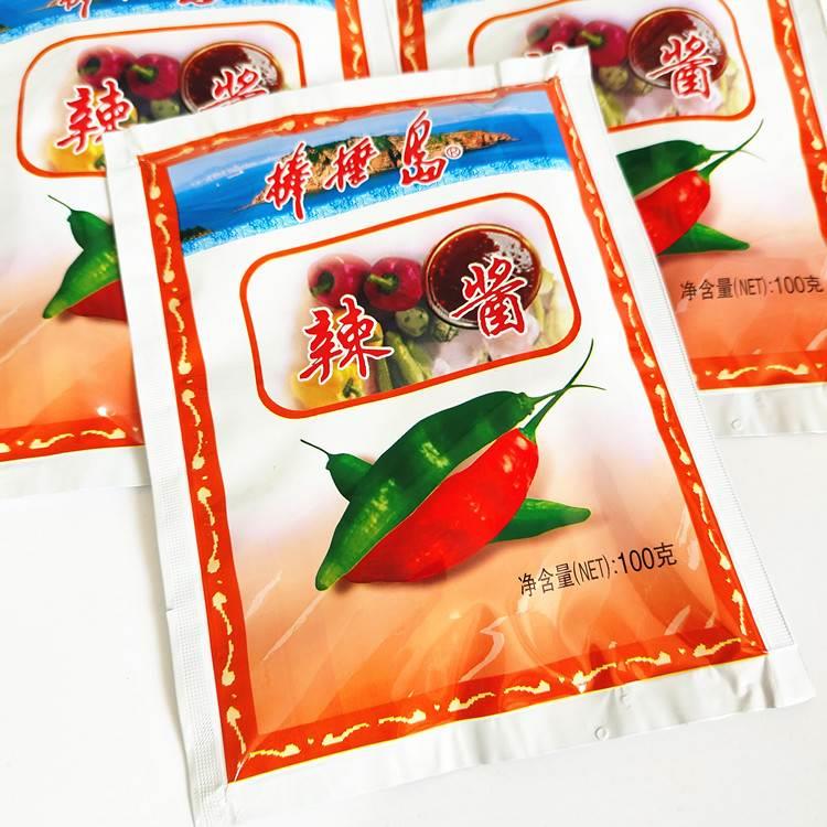 棒棰岛辣酱100g*10袋烧烤酱蘸菜酱冷面酱辣椒火锅调味酱大连特产