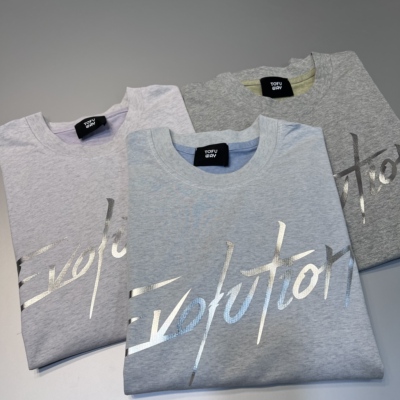 谢霆锋镭射T恤短袖evolution上衣