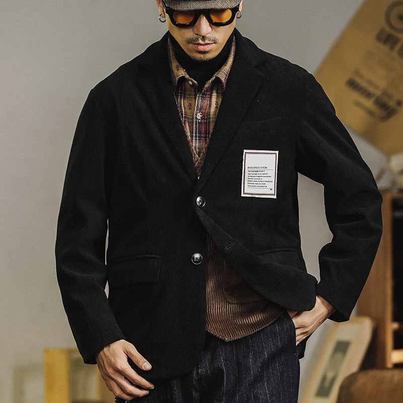 2024新款休闲单西外套男轻熟宽松百搭春秋款夹克男秋季美式小西服,男装,休闲西服,淘宝优惠券,粉丝福利购,淘宝优惠卷