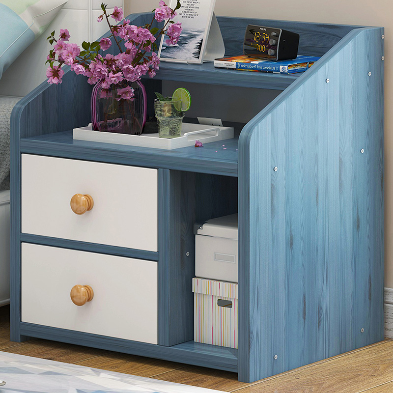 长33 38 43厘米宽30CM木质床头柜卧室置物架床边迷你X小储物柜桌