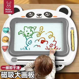 儿童画画板家用婴幼儿磁性可擦写字B板涂鸦涂色消除1一2岁宝宝玩