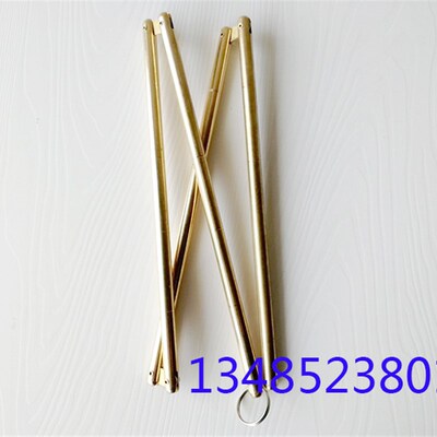 船用铜测深杆370306 测水深刻A度尺/测试杆/量水深尺测深锤 铜折
