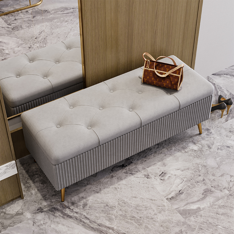 入户门穿换鞋沙发凳家用门口进门长条鞋凳衣帽间试U衣凳子床位长