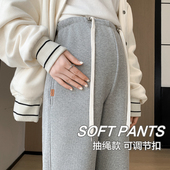 子春秋款 卫裤 外穿春秋休闲运动裤 加绒加R厚保暖裤 孕妇 冬季 孕妇裤