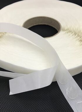 对联双面胶点 5000粒一卷 两面保护纸鼻涕无痕点胶 可移双面胶点