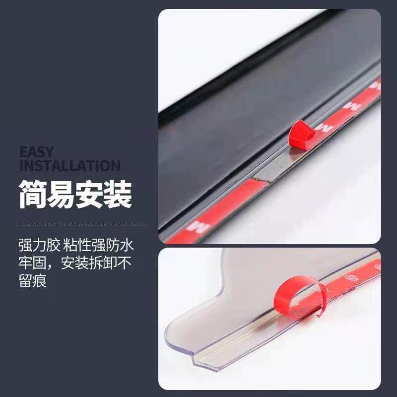 新上汽红岩杰狮C500货车用品驾驶室改装饰配件C100晴雨挡雨眉