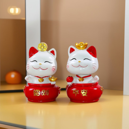 林卡森可爱个性招财猫装饰摆件