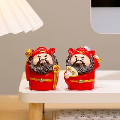 福禧神仙钟馗赐福观音如来小摆件