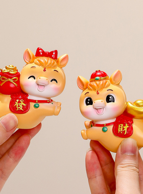 国潮小飞马树脂工艺品小摆件手办