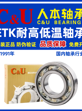 人本ETK耐高温轴承6200 6201 6202 6203 6204 6205 6206 6207-2RZ