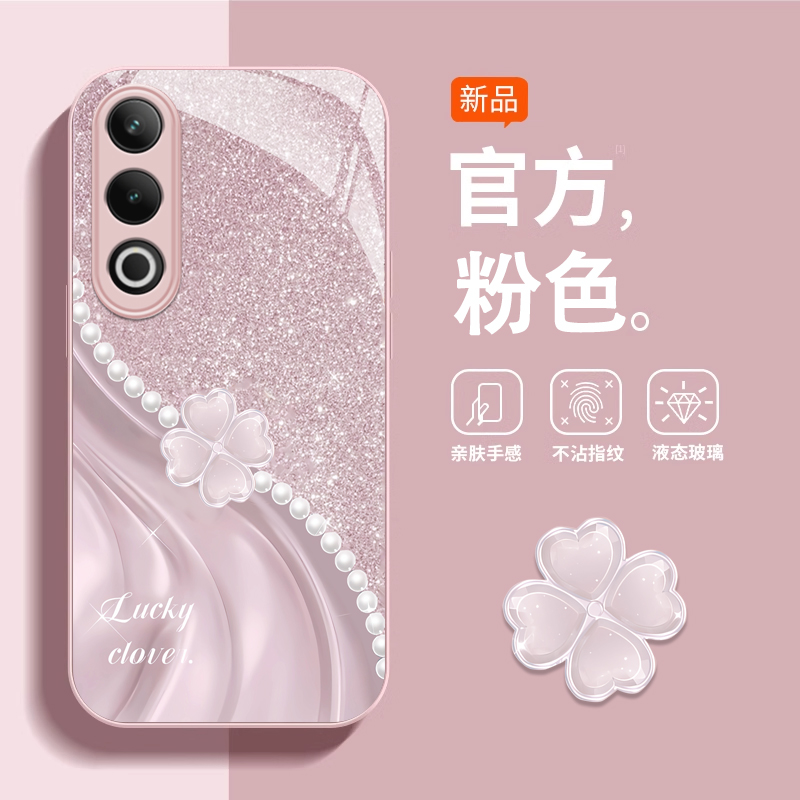 适用oppok12x手机壳新款k10pro珍珠山茶花opp0可爱女网红k9s简约金属漆玻璃k9pro高级感k7镜头k11全包潮