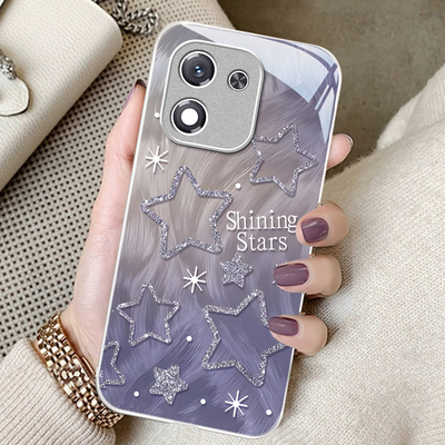 适用荣耀X系列羽纱星星手机壳
