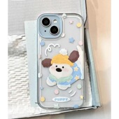 适用毛衣小狗苹果16E手机壳iPhone15promax新款 14plus防摔13mini保护套12女11男8透明7超薄xsmax全包6s硅胶xr