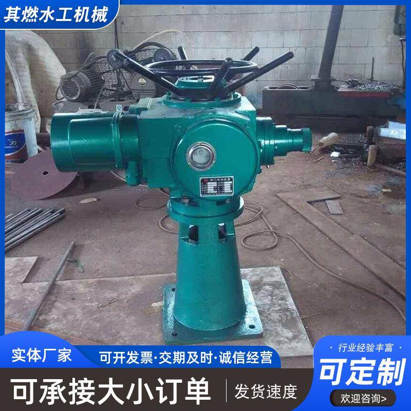 工厂电装式水利闸门启闭机电动头装置快速手电两用螺杆启闭机