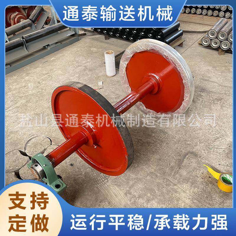 皮带输送机压带轮传动轮矿用输煤倾角带式传送机配件皮带轮