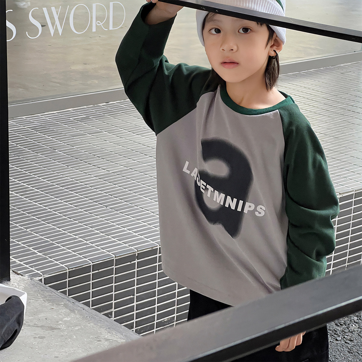 派町男童T恤男孩长袖2025新款秋季插肩袖打底衫百搭儿童上衣洋气,童装/婴儿装/亲子装,T恤,淘宝优惠券,粉丝福利购,淘宝优惠卷