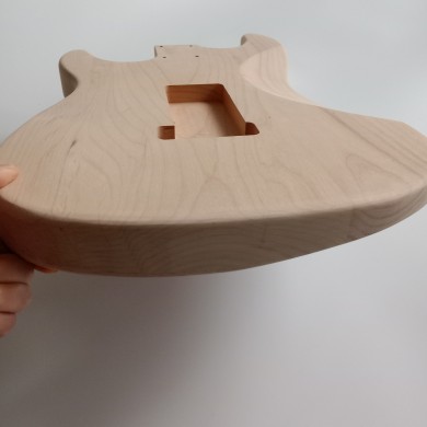 网红单F孔桤木ST单摇电吉他琴体Alder electric guitar body