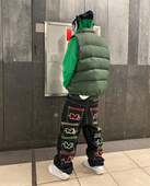 复古直筒Y2k裤 Minustwo多口袋牛仔裤 Top质量Cargos街头潮流美式 子